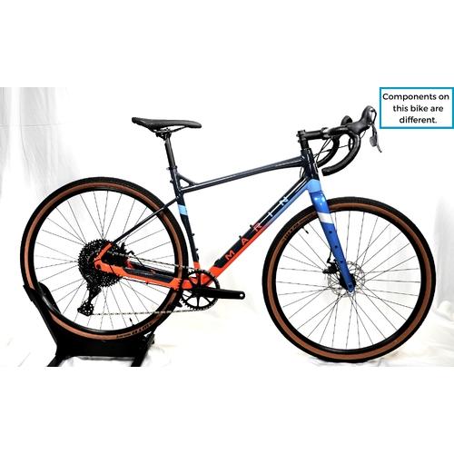 Ex Demo - 2022 Marin Gestalt X10 with X11 frame  - Gravel Bike [Colour: Gloss Chrome/Blue/Black][Size: L (height: 175 - 183cm)] 