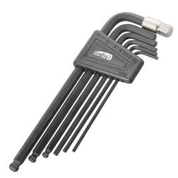 Super B Hex Key Wrench Set - Hex Set 2/2.5/3mm hex end 4/5/6/8mm ball end.