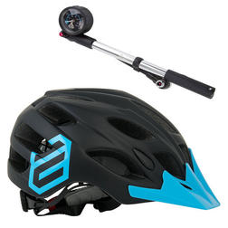 Entity MH15 Mountain Bike Helmet + Entity SP15 Shock Pump Bundle