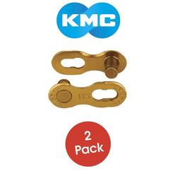 2x KMC CL11 11 Speed Chain Quick Link Gold
